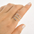 Anel Aparador 5 Pedras Cravejado de Prata 925 Da Marca Silver Crown Atacado