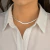 Chocker Laminada de Prata no Atacado.