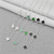 Choker 5 Trevos Verde Resinado Misto - loja online