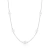 Choker 5 Trevo Vazado Liso Central de Prata - comprar online