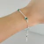 Pulseira 5 Corações Embutidos Turmalina Mista - comprar online