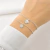 Pulseira Ratinha Cravejada Prata Direta - Silver Crown