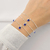 Pulseira Ponto de Luz Pendurado Azul Mista na internet