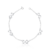 Pulseira 5 Infinito Seperado de Prata - comprar online