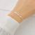 Pulseira 3 Pontos de Luz Trevo 5mm Cristal de Prata na internet