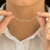 Chocker Corrente Coração fio 040 de Prata 40cm na internet