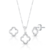 Conjunto Trevo Cravejado Vazado - comprar online