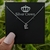 Gargantilha Letras Cravejadas Atacadista - Silver Crown