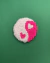 Mini tapetinho - Ying heart