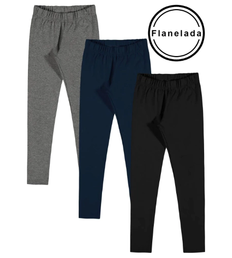 Calça Legging Flanelada Malwee Kids 12 ao 18 Ref. 24083
