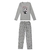 Pijama Manga Longa Feminino Malwee P ao EXX Panda Ref. 77236