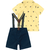 Conjunto Menino Infantil e Suspensório Carinhoso Ref. 89120