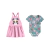 Imagem do Conjunto Infantil Menina Body e Salopete Malwee Ref. 97943