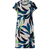 Vestido Canelado Viscose Manga Curta Malwee Ref. 100344