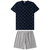 Pijama Manga Curta Masculino Malwee Ref. 102205 - Roger's Store | Roupas para todas as idades