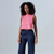Blusa Regata Cropped Feminina Basicamente Ref. 111904