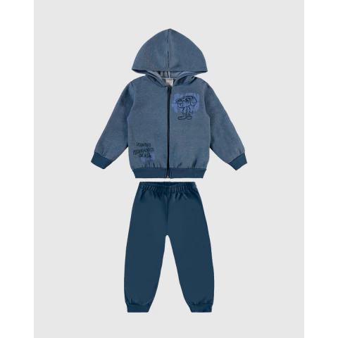 Conjunto Moletom com Capuz Menino Malwee Ref. 126279 - comprar online