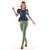 Calça Feminina Sarja Colors Lemier Premium Ref. 14341