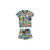 Pijama Manga Curta Malha Unissex Alakazoo Ref. 19286 - comprar online