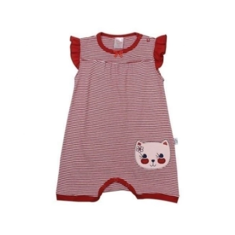 Macacão Meia de Leite Gatinha Ref. 110806