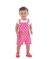 Conjunto Jardineira Bebê Menina Pulla Bulla Ref. 39107 - loja online