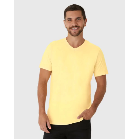 Camiseta Básica Masculina Gola V Malwee Ref. 04422 - loja online