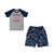 Pijama Infantil Manga Curta Menino Pulla Bulla Ref. 46552