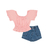 Conjunto Infantil Menina Manga Curta Pulla Bulla Ref. 50733 - comprar online