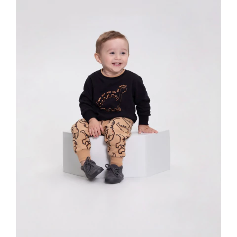 Conjunto Moletom Menino Dinossauro Alakazoo Ref. 65227 - comprar online