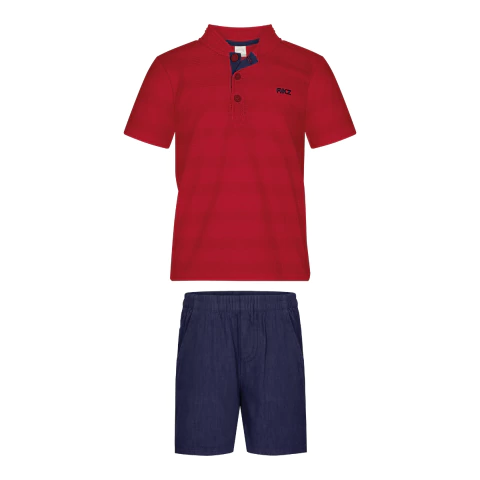 Conjunto Infantil Malha e Viscolinho Alakazoo Ref. A5042