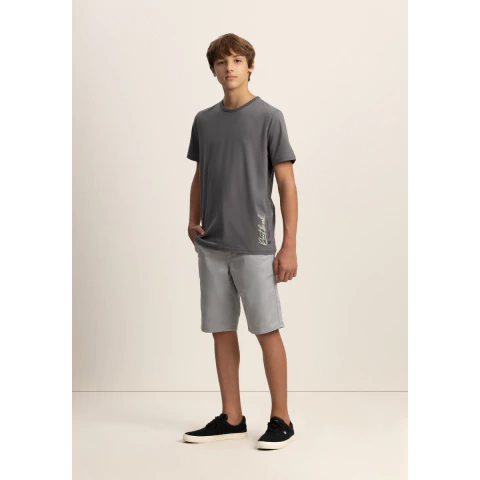 Camiseta Manga Curta Menino Malha Juvenil Fico Ref. B5110