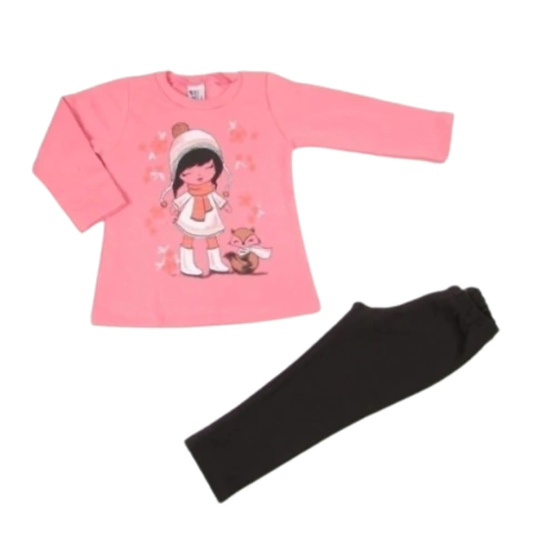 Conjunto Moletom 1 ao 3 Pulla Bulla Ref. 37225