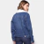 Jaqueta Feminina Jeans Slim Gola Removível Malwee Ref. 78848 - comprar online