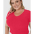 Blusa Manga Curta Canelada Feminina Plus Size Malwee Ref. 87857 - loja online