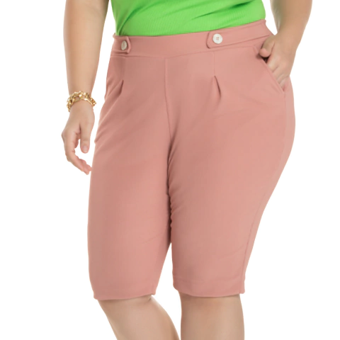 Bermuda Gorgurinho Com Elastano Bright Girls Plus Ref. B3003