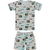 Pijama Manga Curta Infantil Malwee 4 ao 8 Ref. 83385 na internet