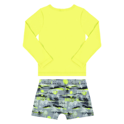 Conjunto Praia Blusa e Sunga Menino Quimby 10/14 Rf. 0029486