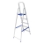 ESCALERA DE ALUMINIO MOR 5 ESCALONES SOPORTA 120KG ALTURA 1.08M en internet