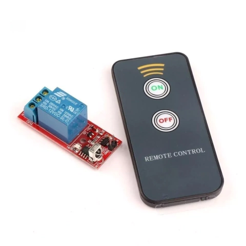 MODULO RELAY 12V - 250V/10A CON REMOTO INFRARROJO