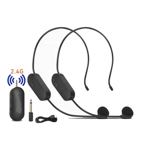 MICROFONO INALMABRICO DUAL AY-102 10M ALCANCE/10HRS AUTONOMIA