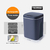 CESTO DE BASURA INTELEGENTE CON SENSOR AUTOMATICO 2X1 16L/14L BS-8622B en internet