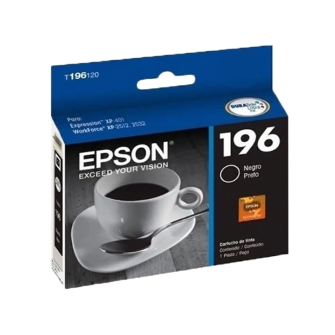 CARTUCHO ORIGINAL EPSON T196 NEGRO