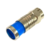 CONECTOR CABLE COAXIAL F-59 ESTRIADO ROCA