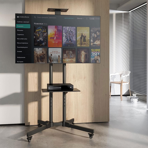 SOPORTE LCD/LED/MONITOR DE PIE MOVIL 32" A 70" FD1500 HASTA 50KG - comprar online
