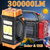 LINTERNA/REFLECTOR PORTATIL MULTIFUNCIONAL SOLAR HB-2678 350LM/1500MAH/6HORAS
