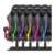 SILLA GAMER EMPOLI NEGRA CON LUZ RGB CONTROL EM-3213 - comprar online