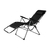 SILLA/REPOSERA GRAVITY EMPOLI HESX0097 NEGRO MEDIDA PLEGADA 93X64X14 CM/PESO 7.100 KG/PESO MÁXIMO RECOMENDADO 100 KG - SEEL COMPUTACIÓN