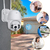CAMARA IP DOMO SEISA 1080HD P2P 1280X720P EXTERNA IP69 IPC-ZAS04 128GB SD/355°/0LUX