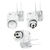 CAMARA IP DOMO SEISA 1080HD P2P 1280X720P EXTERNA IP69 IPC-ZAS04 128GB SD/355°/0LUX en internet