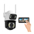 CAMARA IP DOMO SEISA 4MP P2P 1920X1080P EXTERNA IP69 2 CAMARAS IPC-ZAS08 128GB SD/355 - SEEL COMPUTACIÓN